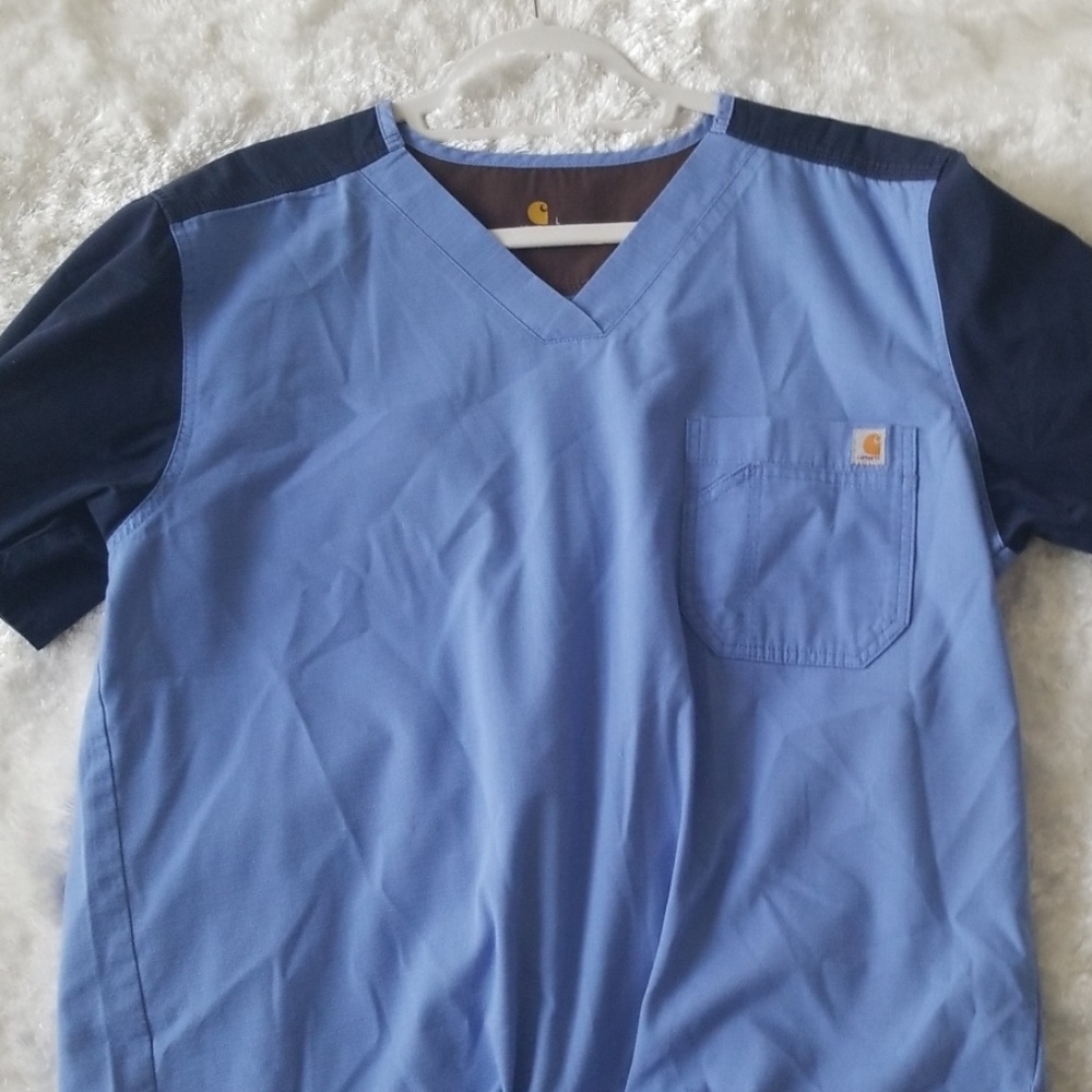 Hospital uniform shirt short sleeve L man
